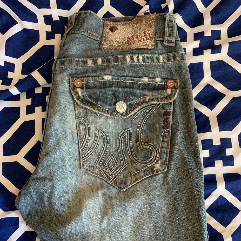 MEK jeans size 32W 34L